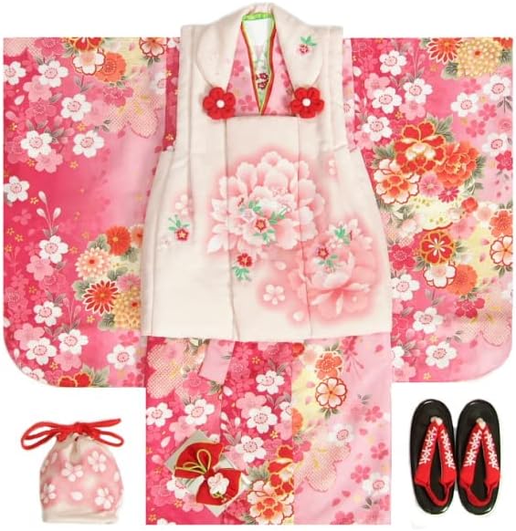 ハンドメイドシュシュM-4015♡桜ジョーゼット♡インド刺繍リボン付♡ ハンドメイドシュシュM-4015♡桜ジョーゼット♡インド刺繍リボン付